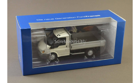 ТОРГИ С 1 РУБЛЯ 1:43 Ford Transit 2001 white, масштабная модель, 1/43, Minichamps