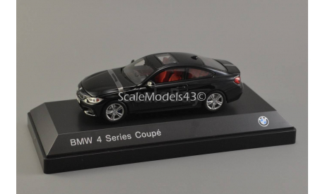 ТОРГИ С 1 РУБЛЯ 1:43 BMW 4 Series 4er Coupe F32 2013 sapphire black, масштабная модель, iScale, scale43