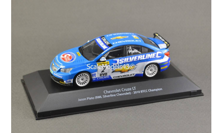 С РУБЛЯ !!! 1:43 Jason Plato Chevrolet Cruze LT #2 BTCC champion 2010, масштабная модель, Atlas, 1/43
