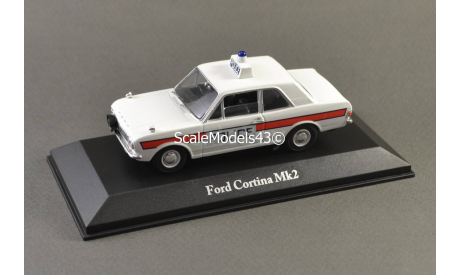 С РУБЛЯ !!! 1:43 Ford Cortina Mk II Hampshire policy, масштабная модель, Atlas, scale43