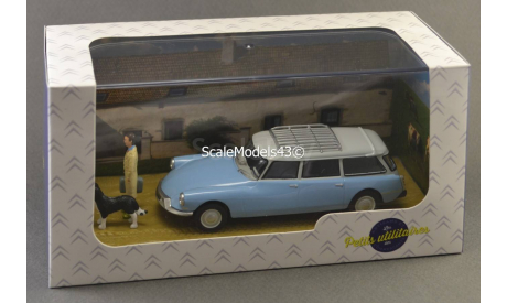 С РУБЛЯ !!! 1:43 Citroen ID 19 Break vet light blue, масштабная модель, Citroën, Atlas, 1/43