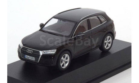 Audi Q5 2016 black, масштабная модель, iScale, scale43