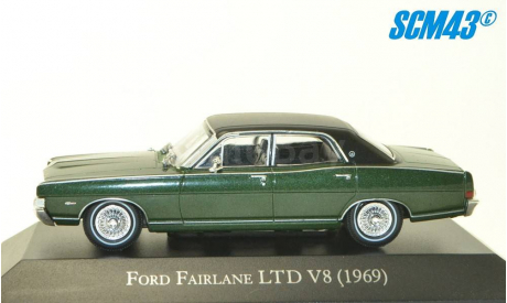 Ford Fairlane LTD V8 1969, масштабная модель, Altaya, scale43