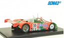 Mazda 787B Sieger 24h Le Mans Weidler/Herbert/Gachot 1991, масштабная модель, Spark, scale43