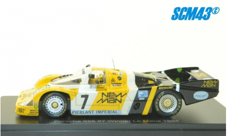 Porsche 956B #7 Winner 24h LeMans 1984 Pescarolo, Ludwig, масштабная модель, Spark, scale43