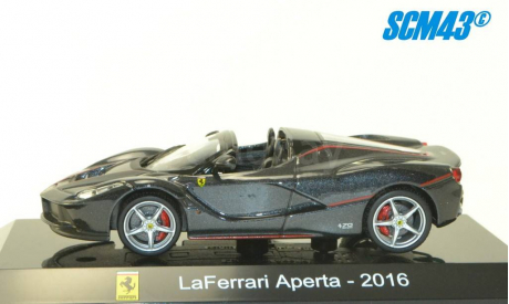 Ferrari LaFerrari Aperta 2016, масштабная модель, Altaya, scale43