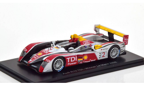 Audi R10 TDI Sieger 24 Le Mans Capello/Kristensen/McNish 2008, масштабная модель, Spark, scale43