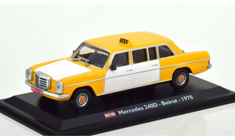 Mercedes 240D/8 Taxi Beirut 1970, масштабная модель, Mercedes-Benz, Altaya, scale43