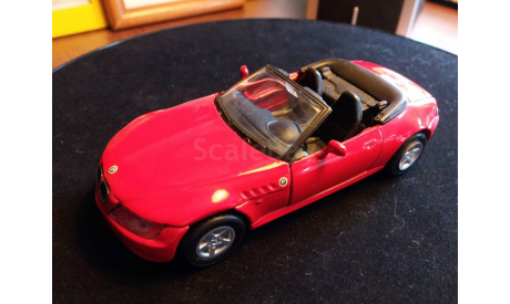 BMW - Z 3 Roadster 28, масштабная модель, Welly, scale43