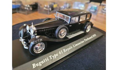 Bugatti -Type  41 La Royale Limousine Parkward 1933, масштабная модель, Altaya, scale43