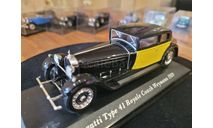 Bugatti - Type 41 La Royale Coach Weymann 1929, масштабная модель, Altaya, scale43