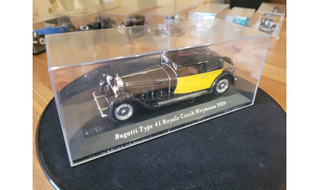 Bugatti - Type 41 La Royale Coach Weymann 1929, масштабная модель, Altaya, scale43