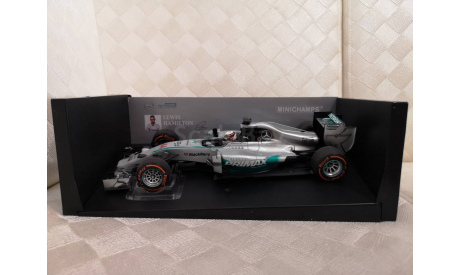 F1-2014 Mercedes Чемпионский, масштабная модель, Minichamps, scale18, Mercedes-Benz