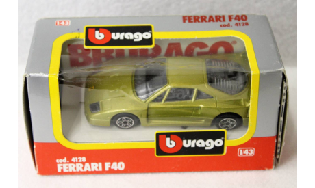 1/43     Burago  FERRARI  F-40, масштабная модель, scale43