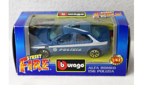 1/43     Burago  ALFA ROMEO  156  POLIZIA, масштабная модель, scale43