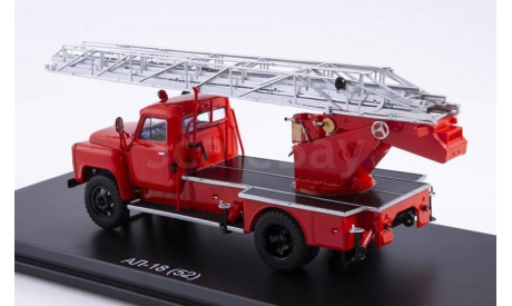 1/43         Пожарная автолестница АЛ-18 (52)   SSM, масштабная модель, Start Scale Models (SSM), scale43, ГАЗ
