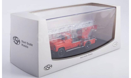 1/43         Пожарная автолестница АЛ-18 (52)   SSM, масштабная модель, Start Scale Models (SSM), scale43, ГАЗ