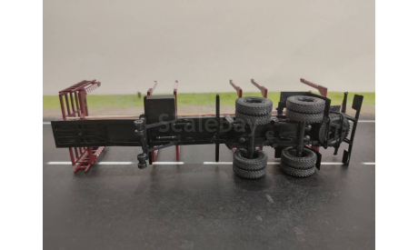 1/43     Сортиментовоз на базе полуприцепа МАЗ 5205, сборная модель автомобиля, Клен, scale43