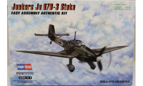 1/72       Ju87 D3   Hobby Boss, масштабные модели авиации, штурмровик, 1:72