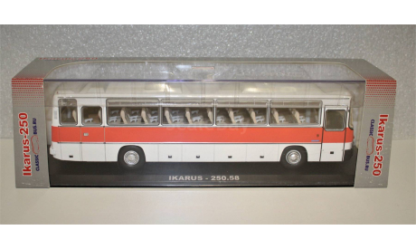 1/43   IKARUS-250.58 бело-красный     Classicbus, масштабная модель, 1:43