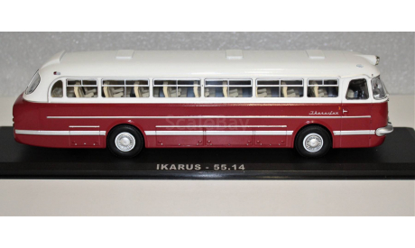 1/43 CLASSIC BUS IKARUS-55(Красный), масштабная модель, scale43