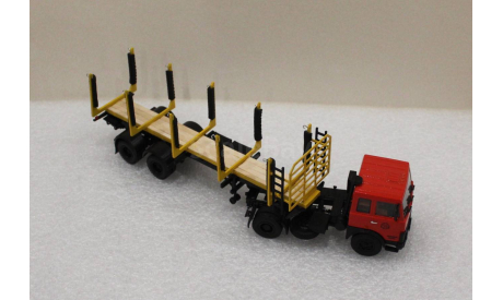 1/43     Сортиментовоз  на базе  полуприцепа МАЗ, сборная модель автомобиля, 1:43