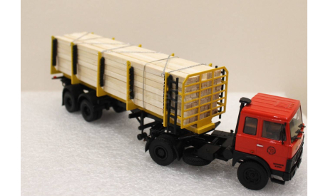 1/43     Сортиментовоз  на базе  полуприцепа МАЗ, сборная модель автомобиля, 1:43