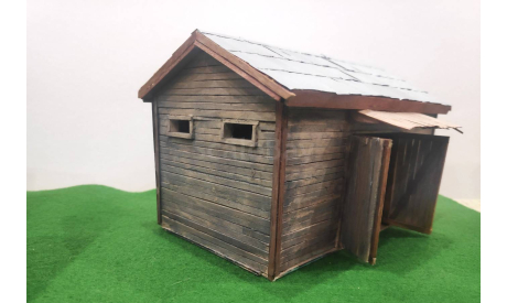 1/43     Сарай хозяйственная постройка., элементы для диорам