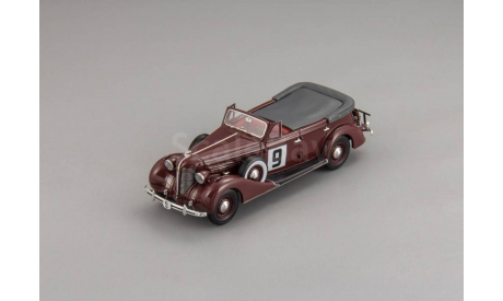 1:43 ЗиС 102 фаэтон, г. Москва - 1940 г., масштабная модель, DiP Models, scale43