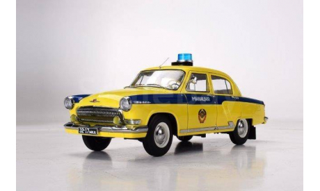 Горький-21Р ГАИ Милиция 1969 желтый с синим, масштабная модель, VMM/VVM, scale18, ГАЗ