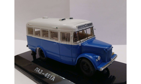 1:43 Павловский 651А ’Ярославль - Заказной’, синий, масштабная модель, DiP Models, scale43, ПАЗ