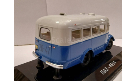 1:43 Павловский 651А ’Ярославль - Заказной’, синий, масштабная модель, DiP Models, scale43, ПАЗ