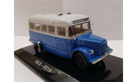 1:43 Павловский 651А ’Ярославль - Заказной’, синий, масштабная модель, DiP Models, scale43, ПАЗ