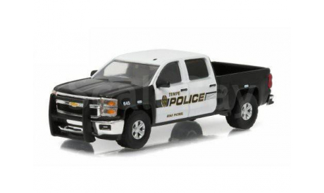 CHEVROLET Silverado ’Tempe Police Arizona Patrol’ 2015, масштабная модель, Greenlight Collectibles, scale64