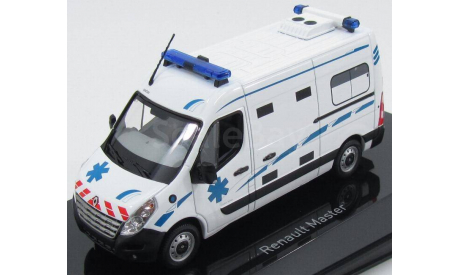 Renault Master III ’Ambulance’ (скорая медицинская помощь) Франция 2011, масштабная модель, Norev, scale43