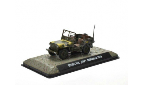 JEEP Willys MB Австралия 1942, масштабные модели бронетехники, Atlas, 1:43, 1/43