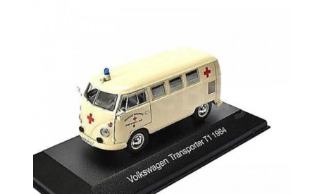 VW T1 Transporter ’Ambulance’ (немецкий Красный крест) 1964, масштабная модель, Atlas, scale43, Volkswagen