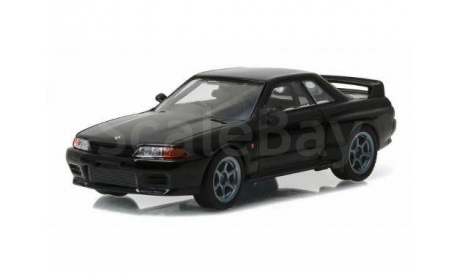 Nissan Skyline GT-R (R32) 1989 ’Fast & Furious 7’ (из к/ф ’Форсаж VII’), масштабная модель, Greenlight Collectibles, scale43