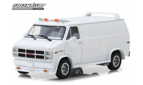 GMC Vandura Custom (фургон) 1983 White, масштабная модель, Greenlight Collectibles, scale43