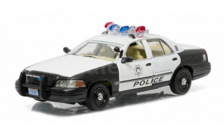Ford Crown Victoria Police Interceptor 2000 (из к/ф ’Мальчишник в Вегасе’), масштабная модель, Greenlight Collectibles, scale43