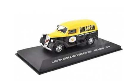 LANCIA ARDEA 800 FURGONCINO ’BINACRIN’ 1949 Yellow/Black, масштабная модель, Altaya, scale43