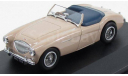 AUSTIN-HEALEY 100 BN1 1953 Tonneau Coronet Cream, масштабная модель, Oxford, scale43