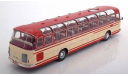 автобус SETRA S14 1966 Beige/Red, масштабная модель, IXO, scale43