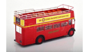 автобус AEC Regent RT ’London Transport Sightseeing Tour’ Open-Top 1950 Red, масштабная модель, IXO, scale43