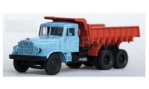 КрАЗ 222Б самосвал (1963-1966) (голубой/кирпичный), масштабная модель, Наш Автопром, 1:43, 1/43
