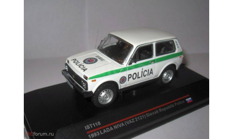 LADA Niva 2121 Полиция Словакии, масштабная модель, 1:43, 1/43, IST Models, ВАЗ