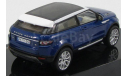 RANGE ROVER EVOQUE (3 двери) 2011 Baltic Blue and White АКЦИЯ!, масштабная модель, IXO, scale43