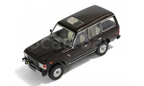 Toyota Land Cruiser 60 1982 Metallic Dark Brown, масштабная модель, Premium X, 1:43, 1/43