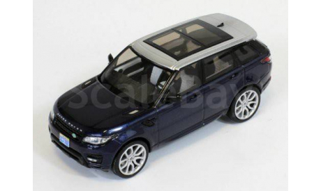 RANGE ROVER SPORT 2014 Blue w/ Silver Roof, масштабная модель, Premium X, scale43