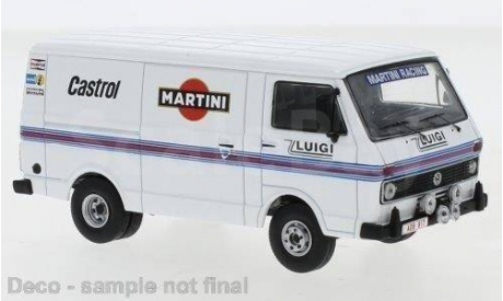 1:43 VW LT28 SWB техничка ’Martini Racing’ 1980, масштабная модель, IXO, scale43, Volkswagen